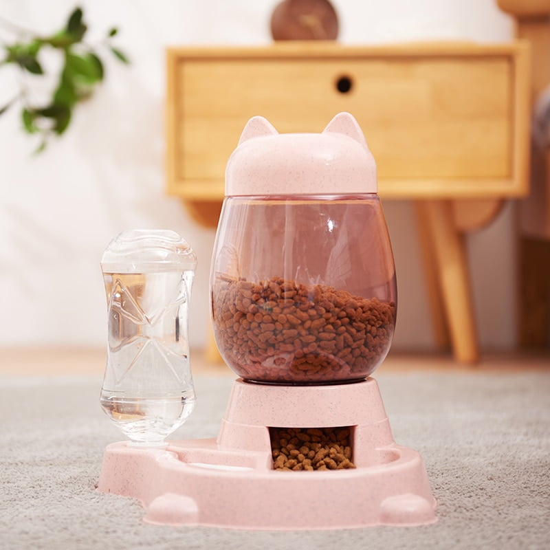 2-2L-Pet-Dog-Cat-Automatic-Feeder-Bowl-for-Dogs-Drinking-Water-528ml-Bottle-Kitten-Bowls-2