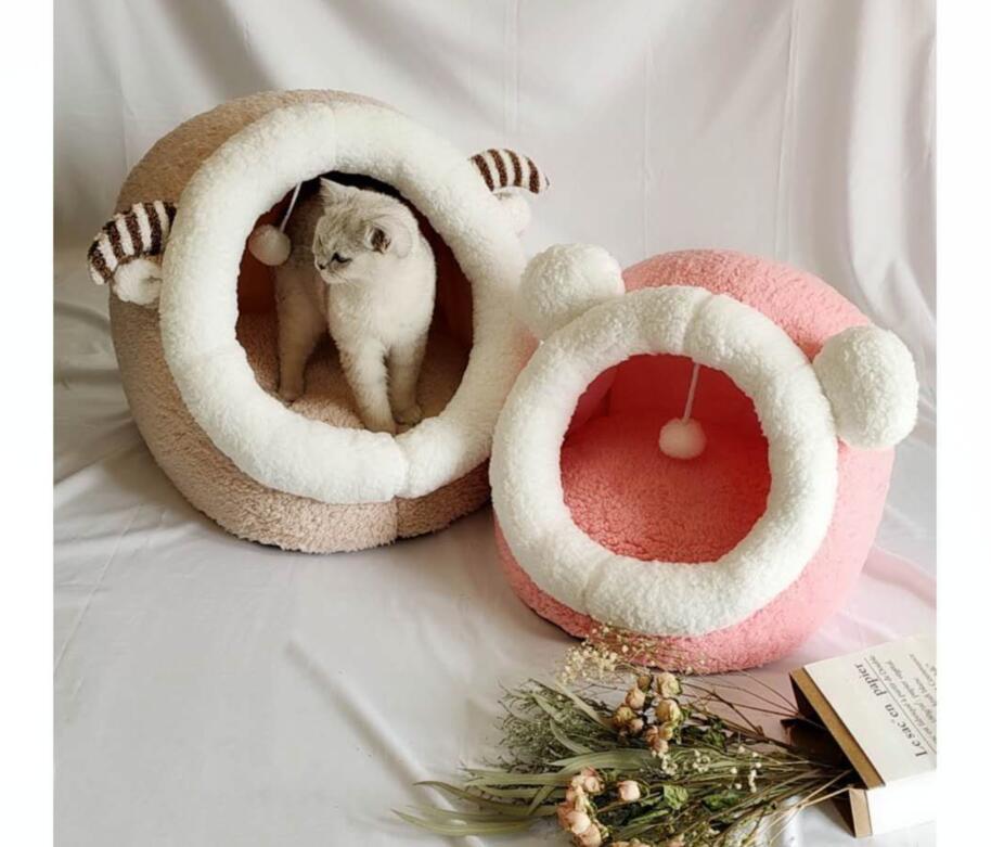 Foldable-Cat-Pet-Bed-for-small-medium-Pet-Dog-Soft-Nest-Kennel-Kitten-Bed-House-Sleeping-1