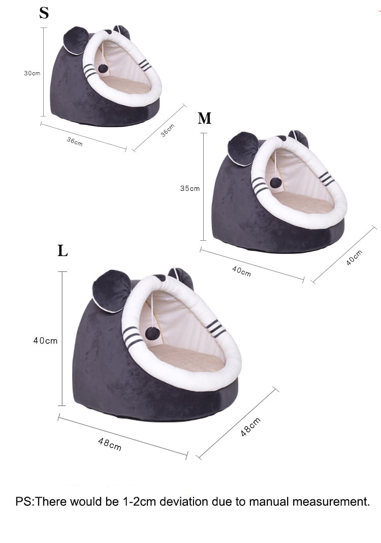 Foldable-Cat-Pet-Bed-for-small-medium-Pet-Dog-Soft-Nest-Kennel-Kitten-Bed-House-Sleeping-5