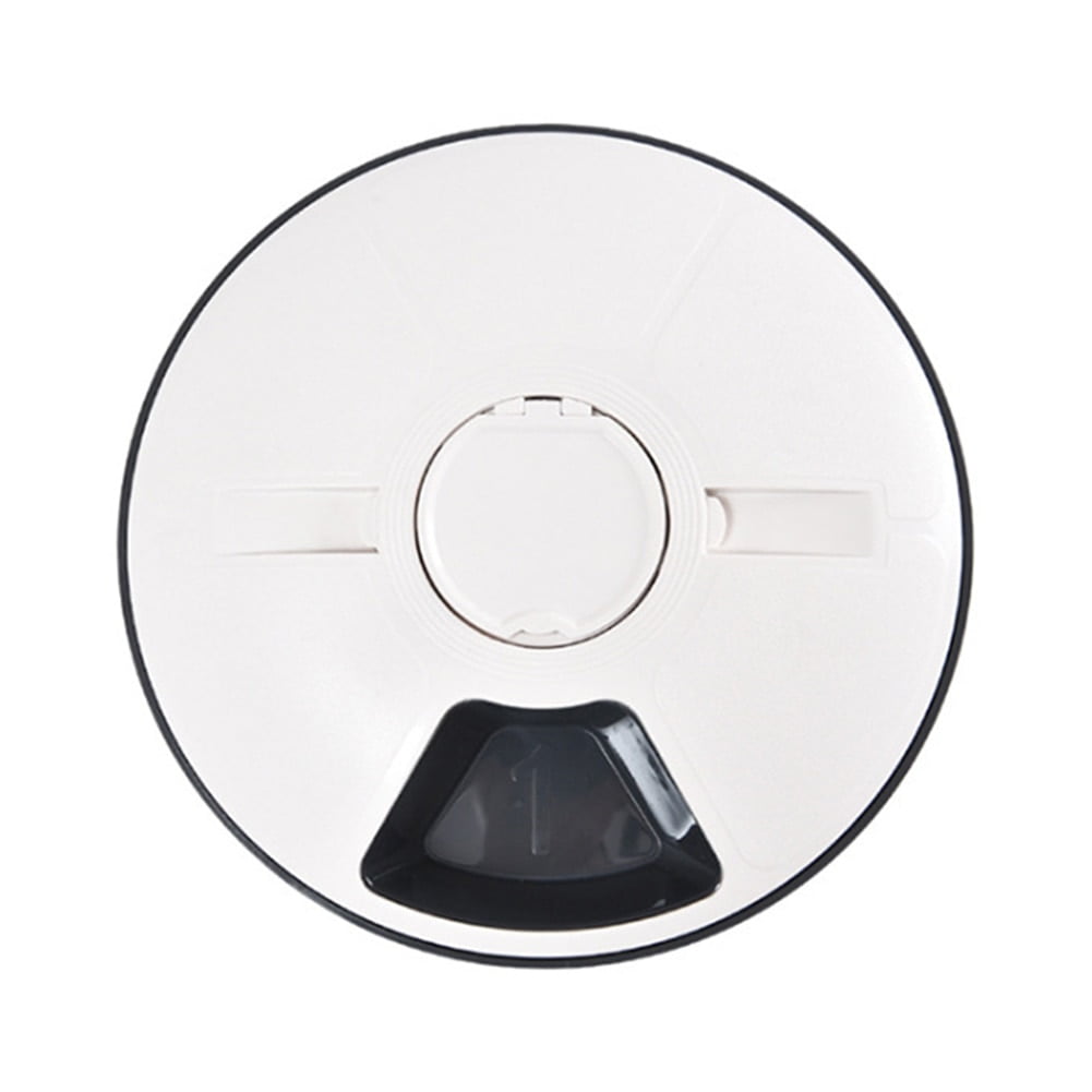 Pet-Automatic-Feeder-Portion-Control-Digital-Timer-Detachable-Dogs-Cats-Anti-Slip-6-Meal-Trays-With-2