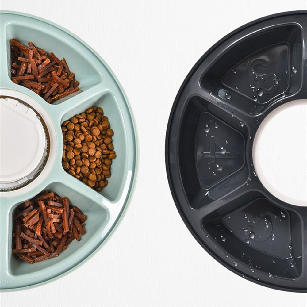 Pet-Automatic-Feeder-Portion-Control-Digital-Timer-Detachable-Dogs-Cats-Anti-Slip-6-Meal-Trays-With-3