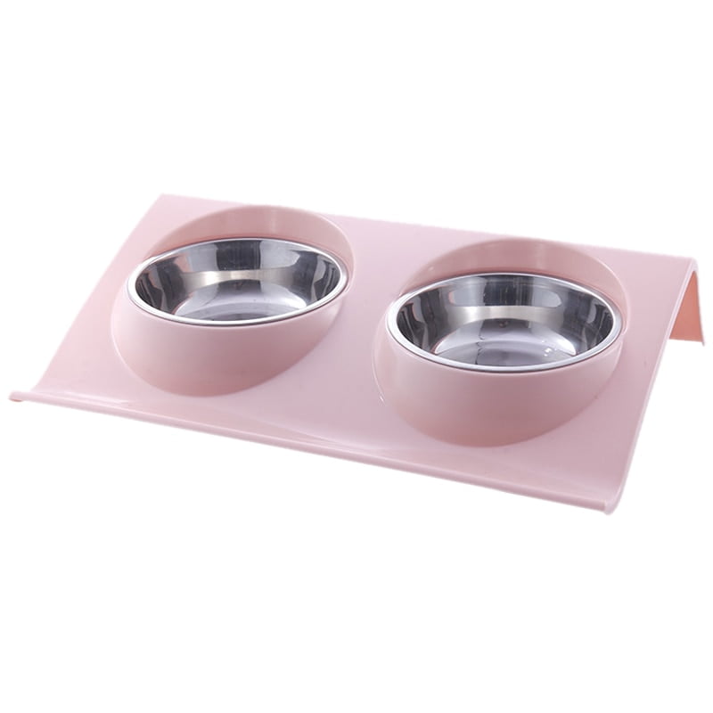 Pet-Double-Bowls-Food-Water-Feeder-Stainless-Steel-Cat-Food-Bowl-for-Dog-Puppy-Cats-Pets-4