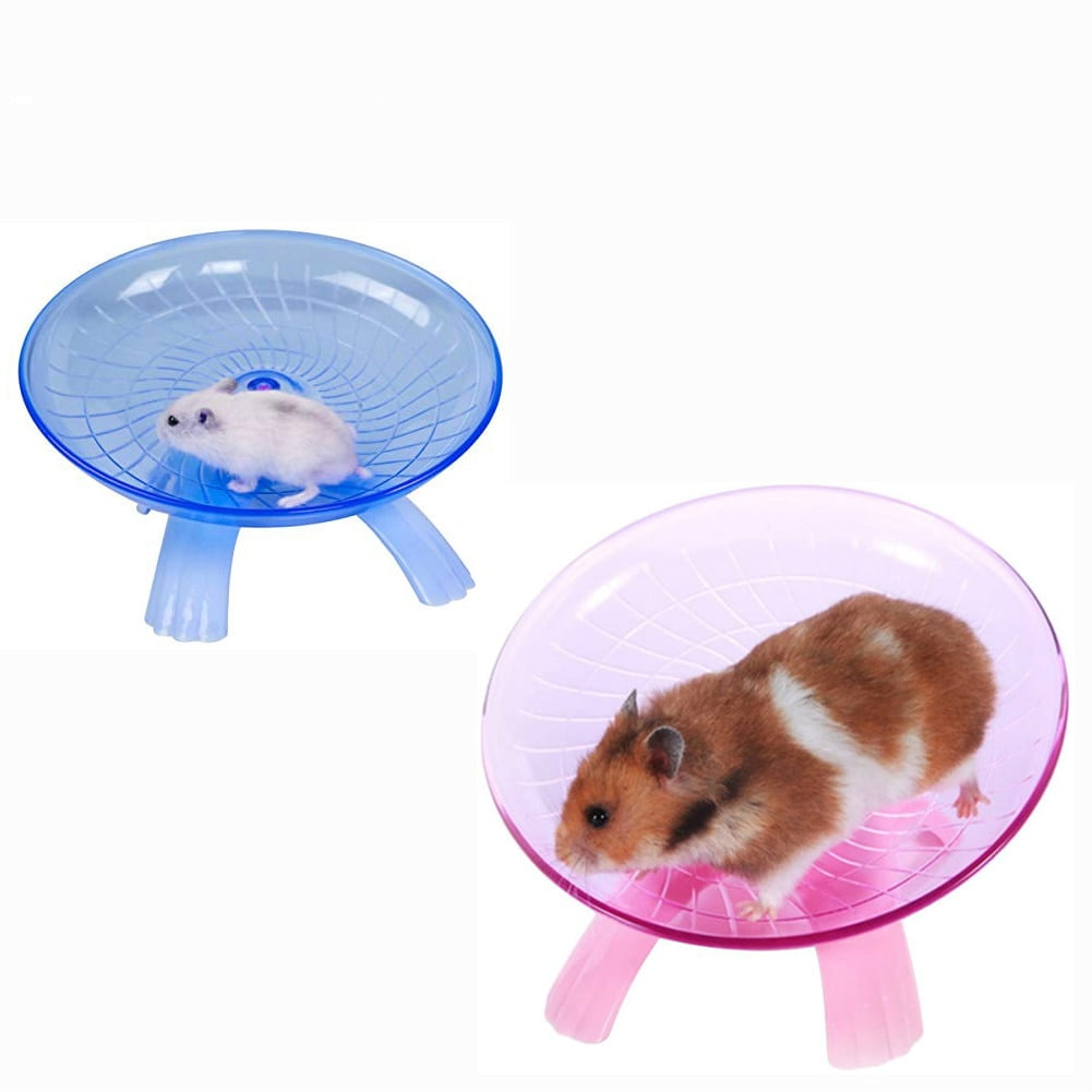 Pet-Hamster-Flying-Saucer-Exercise-Squirrel-Wheel-Hamster-Mouse-Running-Disc-rat-toys-Cage-small-animal-2