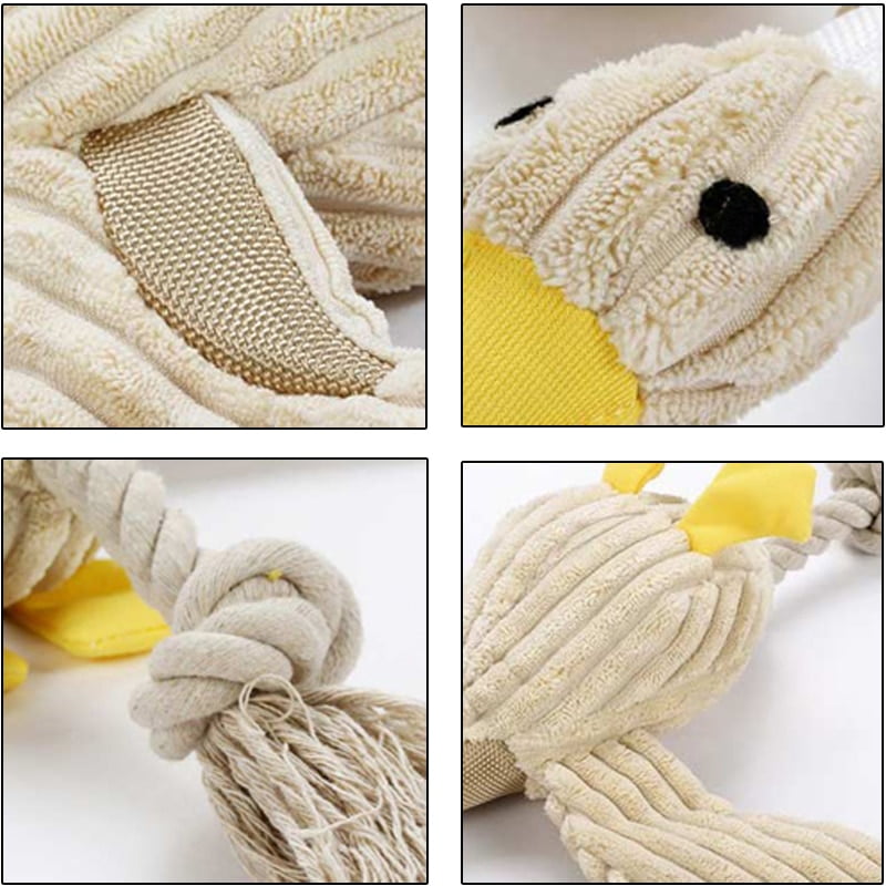 Plush-Pet-Dog-Chew-Toys-for-Small-Large-Dogs-Bite-Resistant-Dog-Squeaky-Duck-Toys-Interactive-4