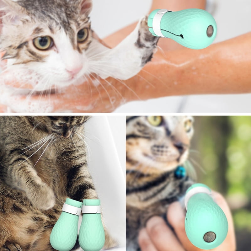 Silicone-Cat-Grooming-Supplies-Anti-Scratch-Shoes-For-Cats-Adjustable-Pet-Cat-Boots-Bath-Washing-Cat-1