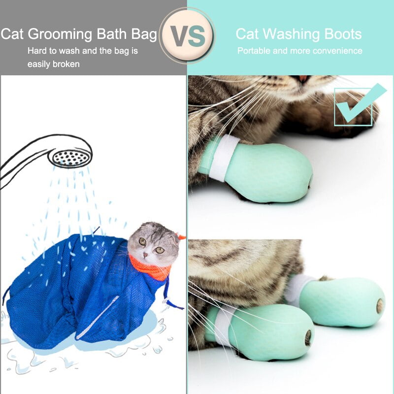 Silicone-Cat-Grooming-Supplies-Anti-Scratch-Shoes-For-Cats-Adjustable-Pet-Cat-Boots-Bath-Washing-Cat-3